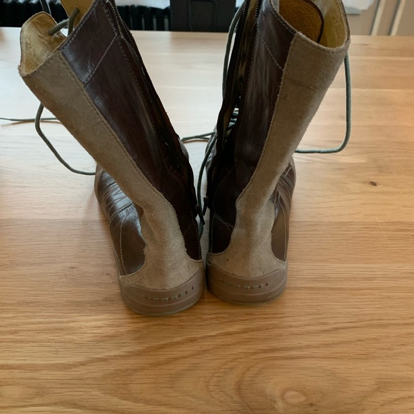 Merrell brown lace up mid- calf boots 9.5 - Picture 4 of 4